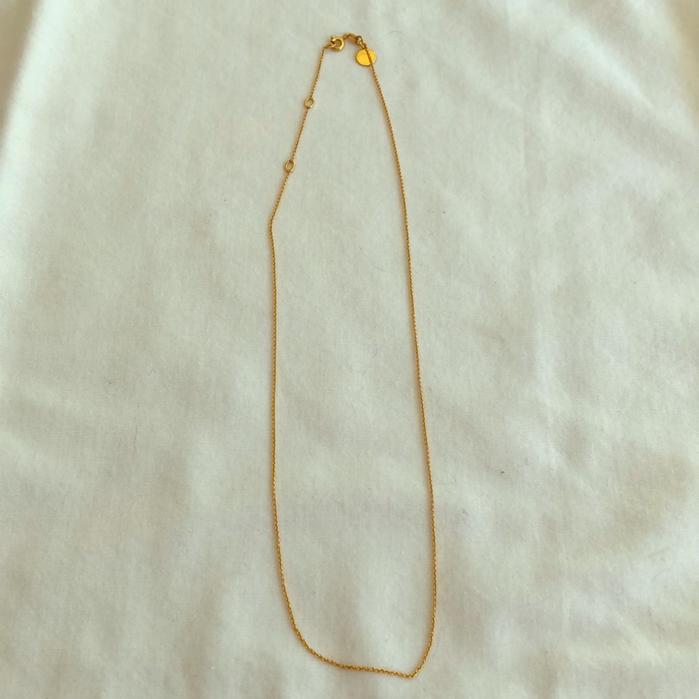 stella and dot gold chain 17.5 inches